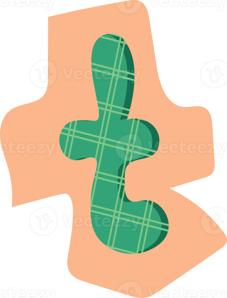 Retro Magazine Newspaper Cutout Letters Numbers and Punctuations png