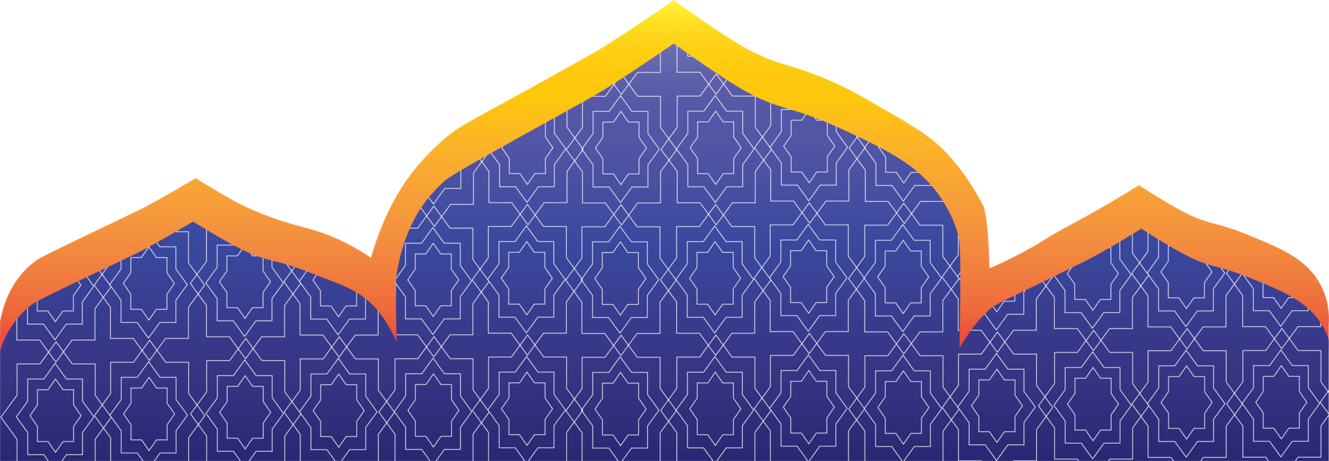 Islamic arabian floral ornament frame png