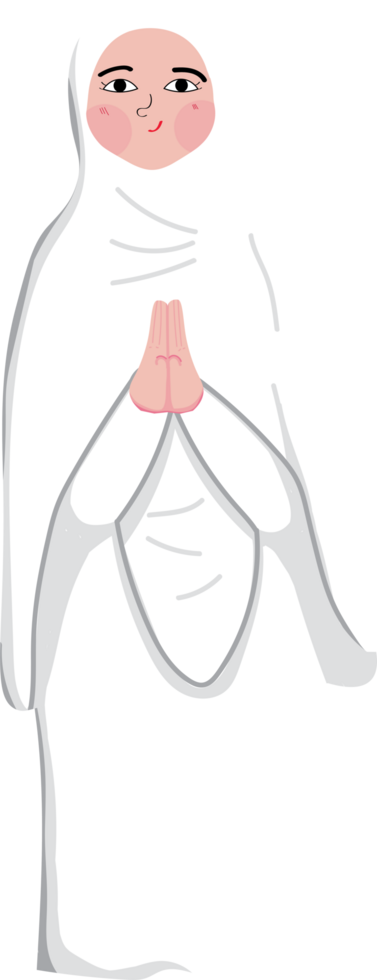 Hajj Pilgrimage flat style characters png