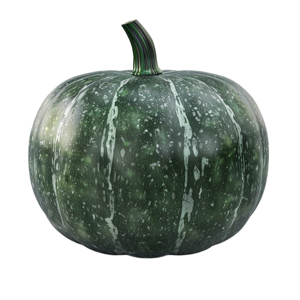 A green pumpkin on a transparent background png