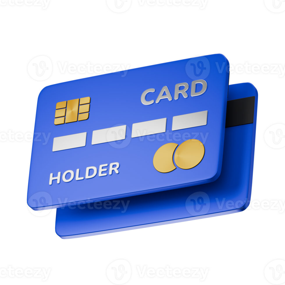 credit debit card atm bank account international payment finance theme isolated 3d icon illustration isolated png