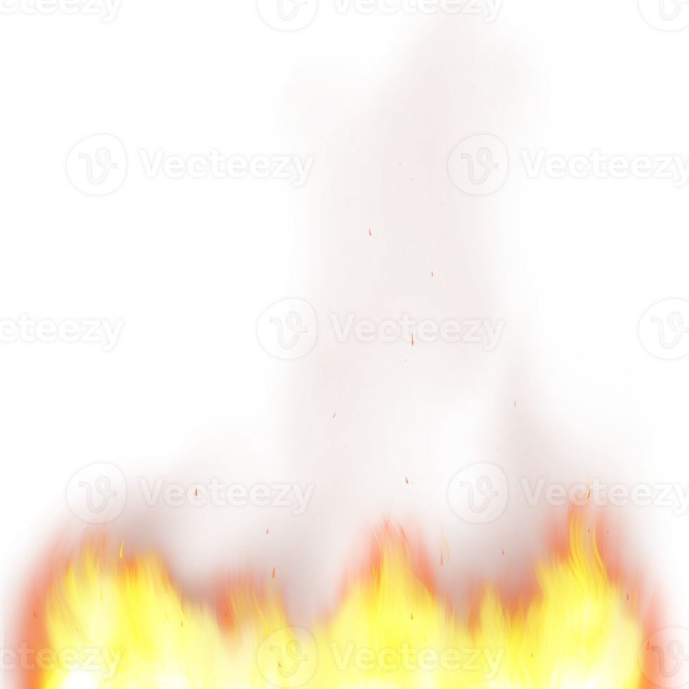 Fire Flames with Sparkles png