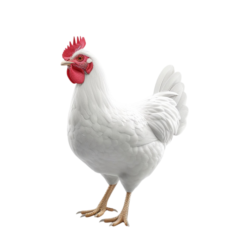 White Chicken On Transparent Background png