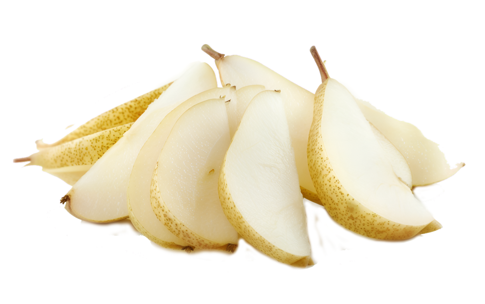 fresh apple slice on transparent background png
