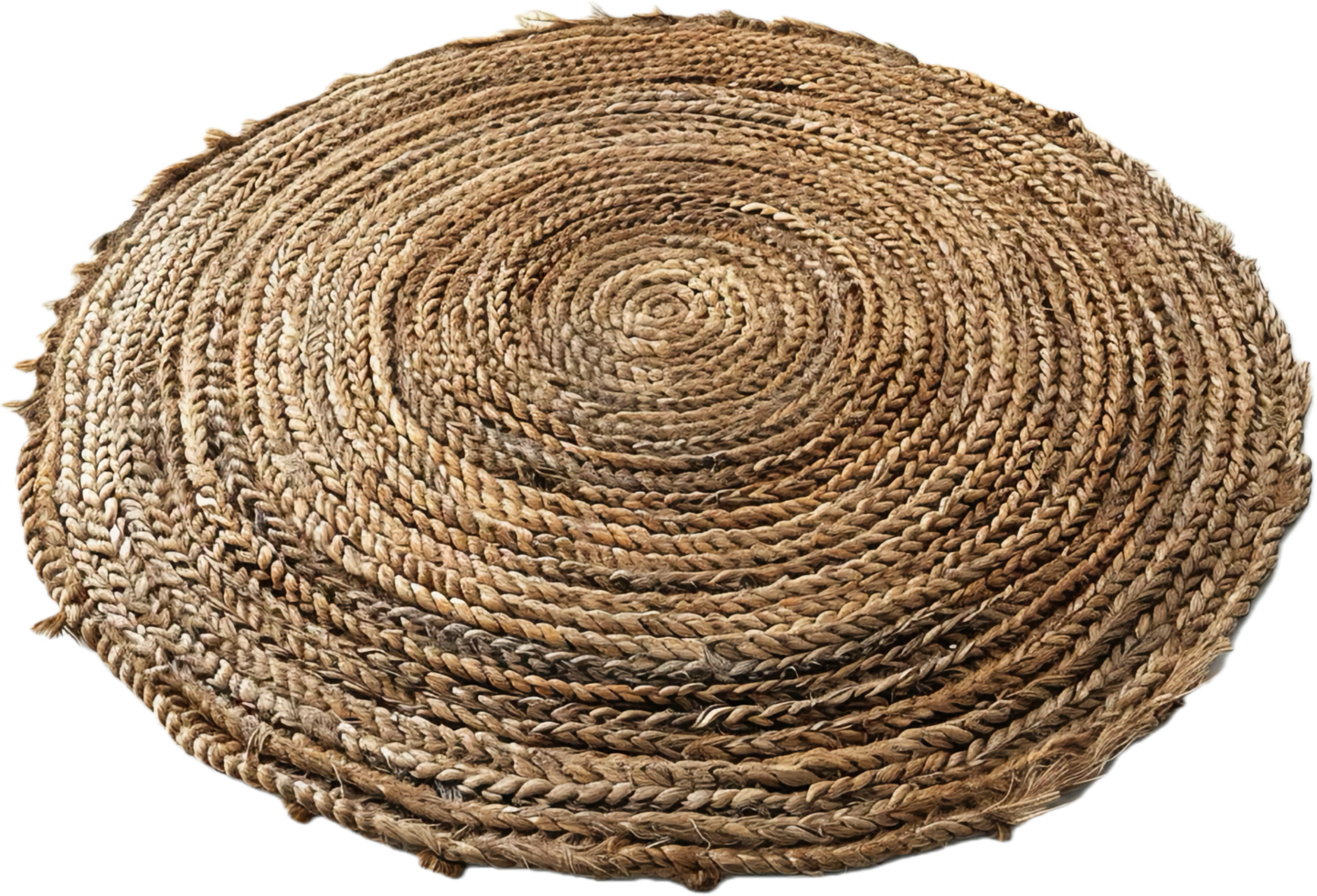 Round Fluffy Area Rug png
