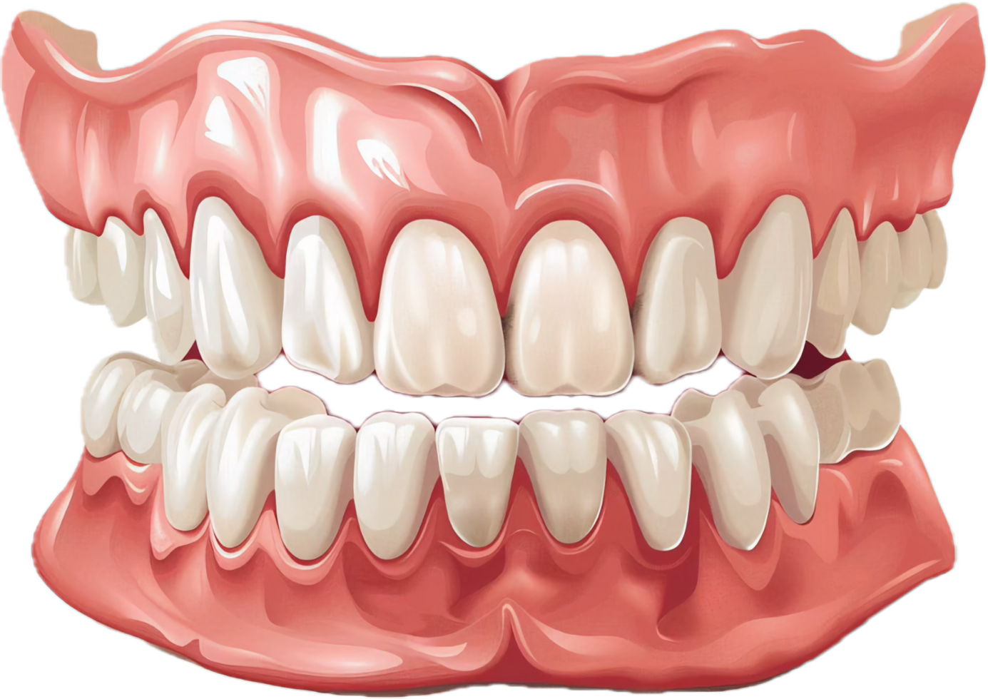 Dental Model of Human Teeth and Gums. png