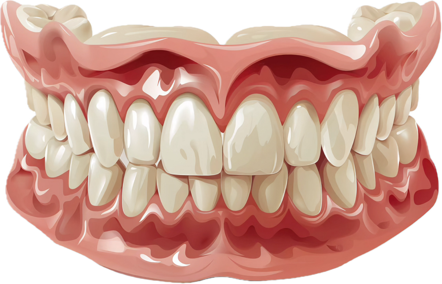 Dental Model of Human Teeth and Gums. png