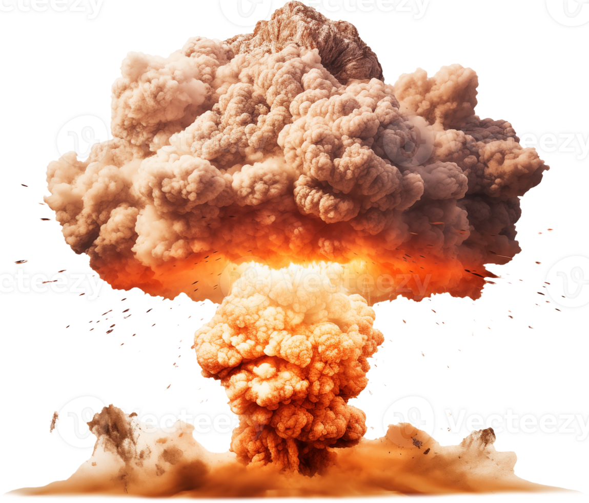 Nuclear bomb explosion png