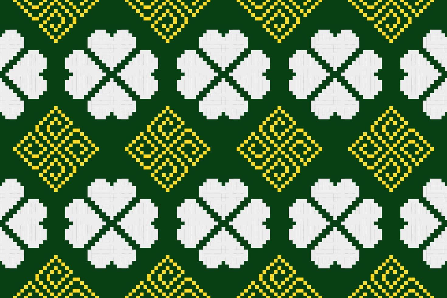 Pixel ethnic pattern oriental traditional. Design fabric pattern textile African, Aztec African America Indian seamless vector