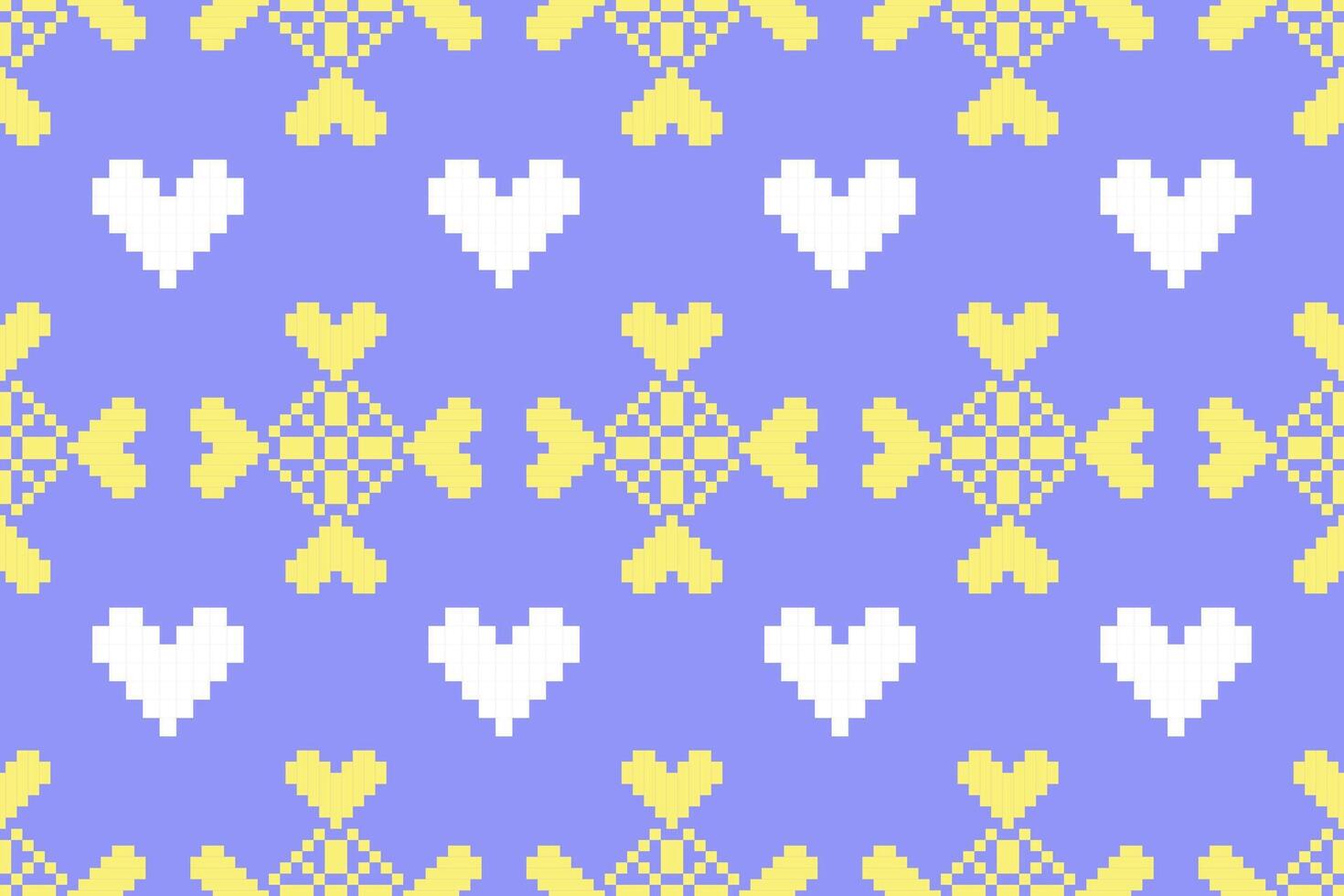 Pixel ethnic pattern oriental traditional. design fabric pattern textile African Indonesian Indian seamless Aztec style abstract illustration vector