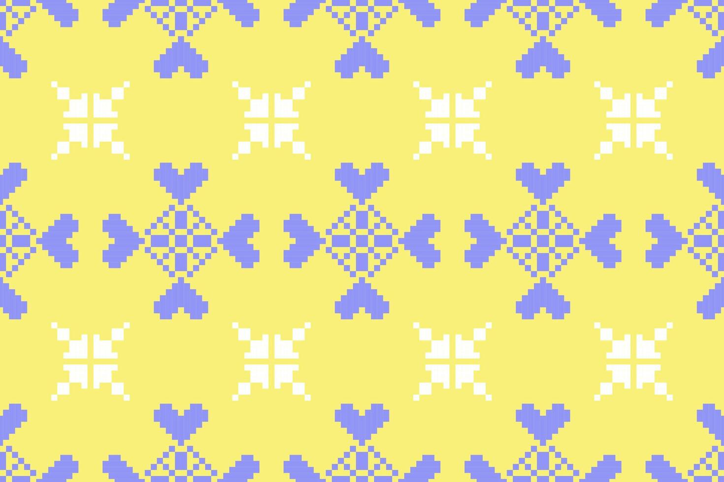 Pixel ethnic pattern oriental traditional. design fabric pattern textile African Indonesian Indian seamless Aztec style abstract illustration vector