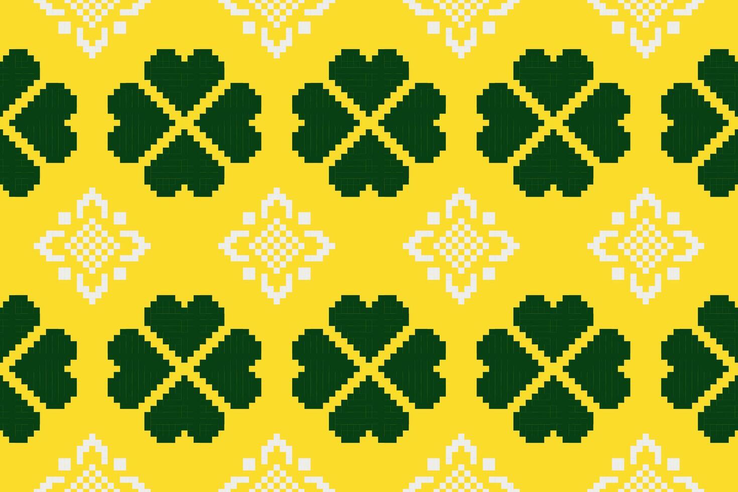 Pixel ethnic pattern oriental traditional. design fabric pattern textile African Indonesian Indian seamless Aztec style abstract illustration vector