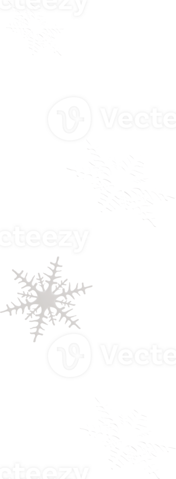 falling white snowflakes png