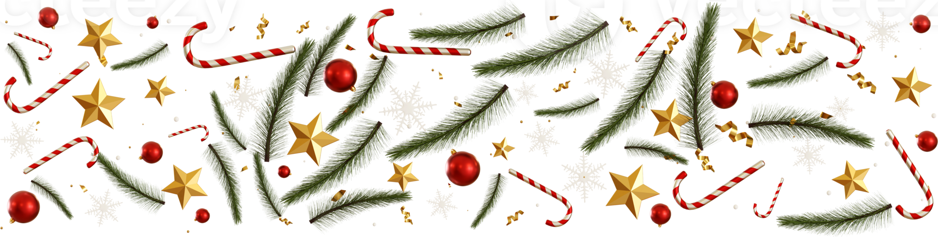 falling christmas ornament png