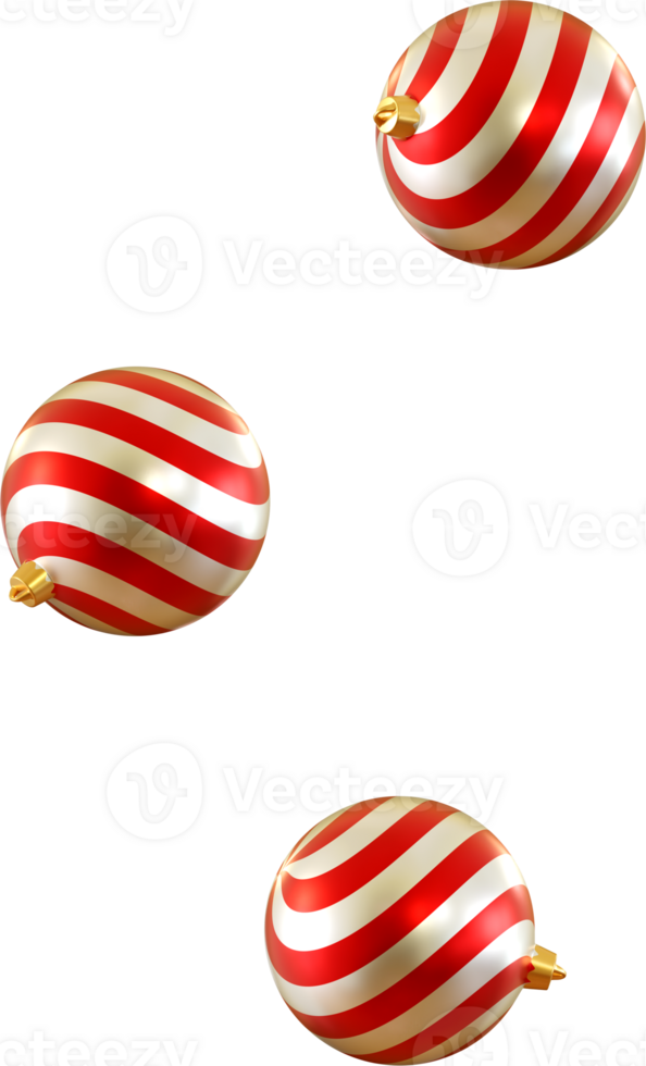 falling christmas bulb png