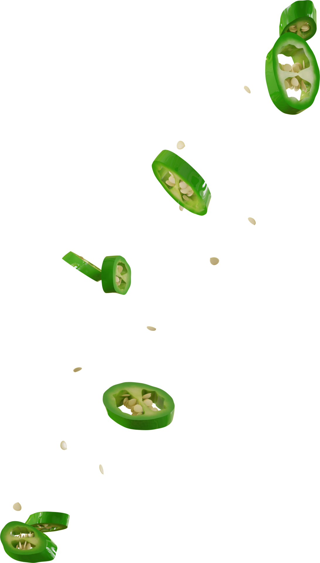 green chili slices 46543888 PNG