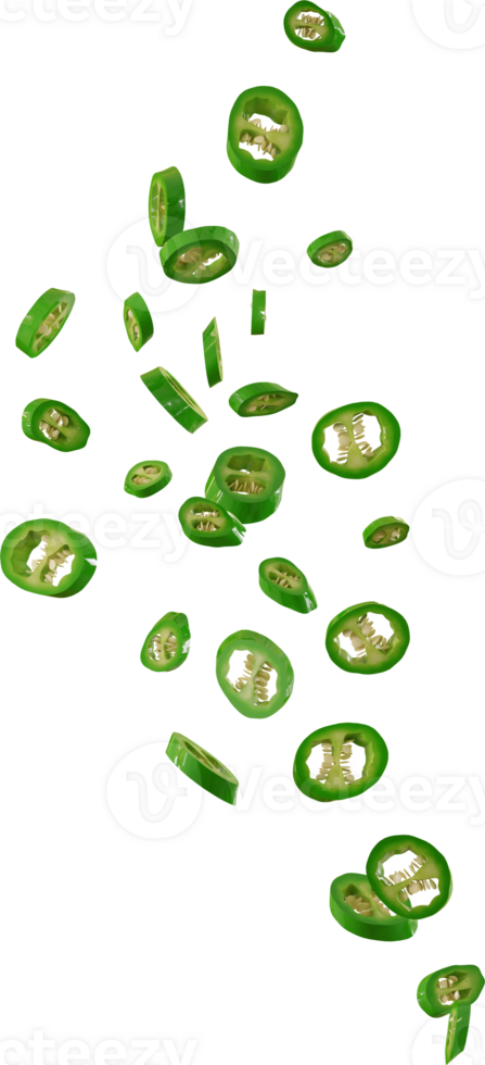 green chili slices 46543985 PNG