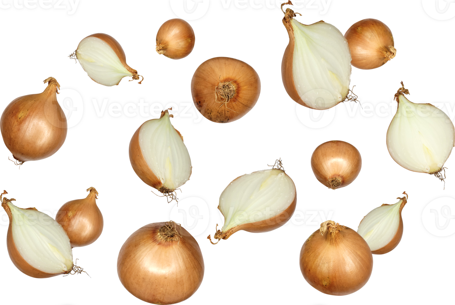 falling onion slice png