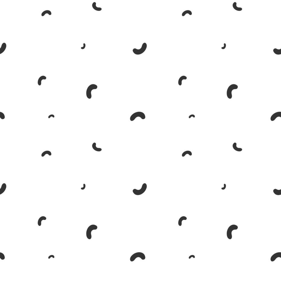 Monochrome seamless pattern with simple geometric shapes. Abstract backgrounds vector