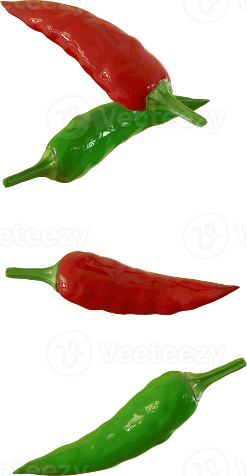 red and green chilli png