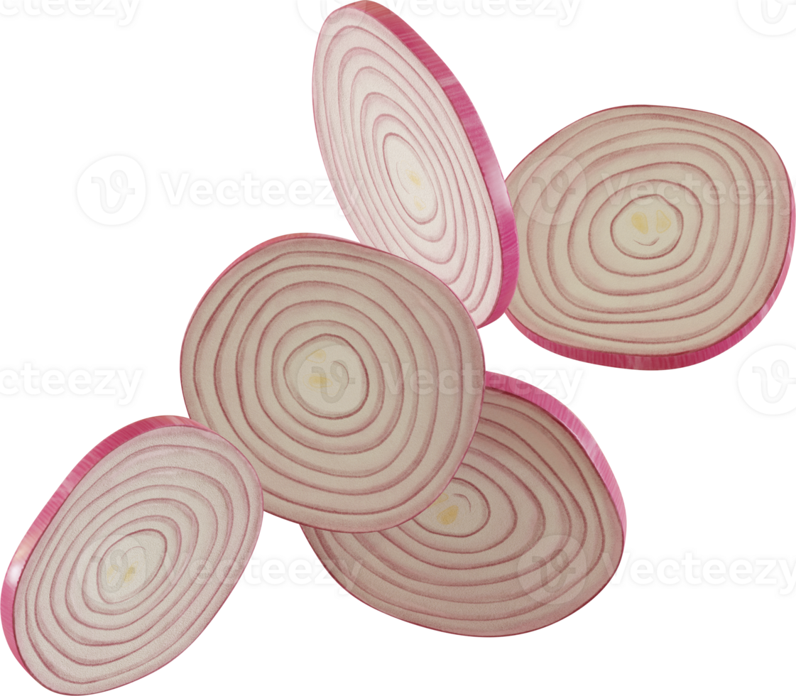 red onion slices png