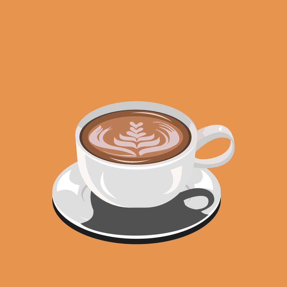 A cup of coffee illustration vector