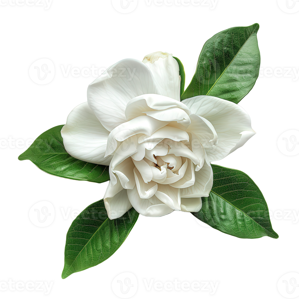 gardenia flower on transparent background png