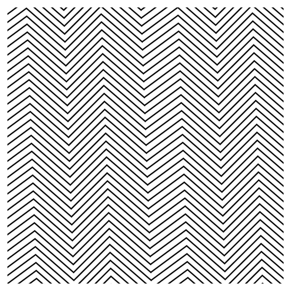Zigzag Line Pattern on White background vector