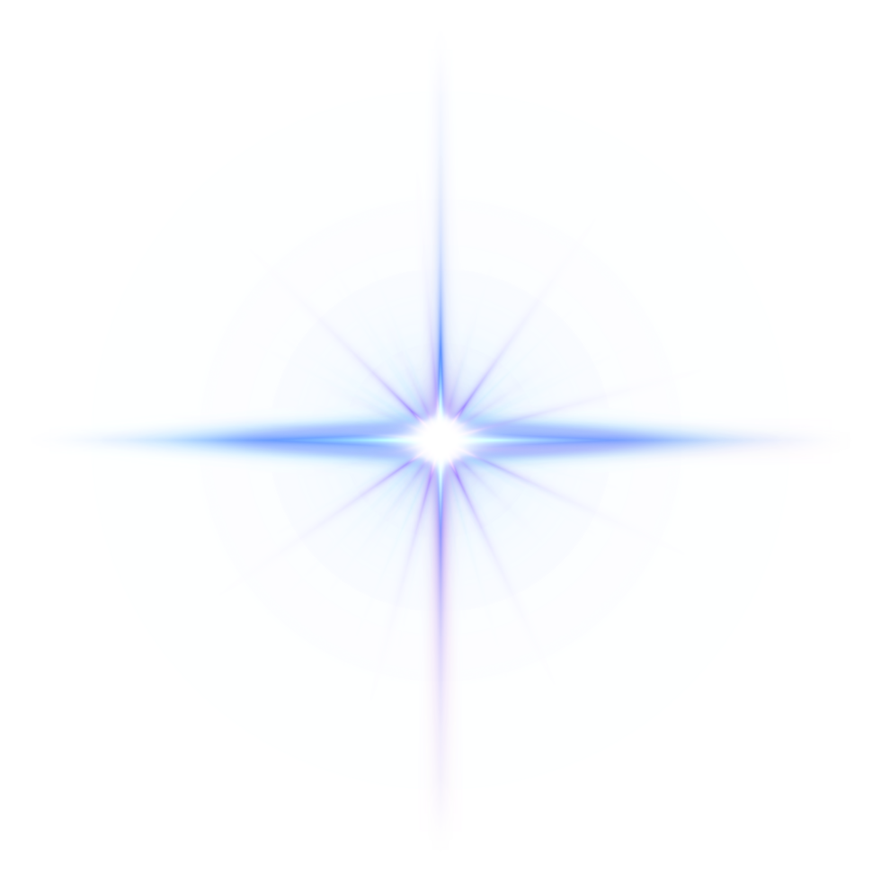 Abstract magic light effect lens flare png