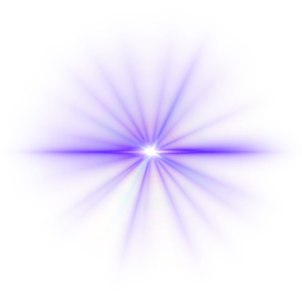 Abstract magic light effect lens flare png