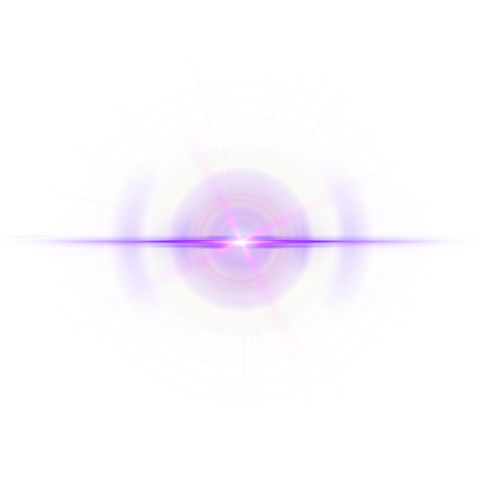Abstract magic light effect lens flare png