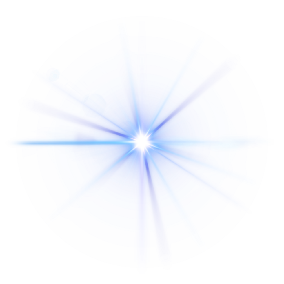 Abstract magic light effect lens flare png