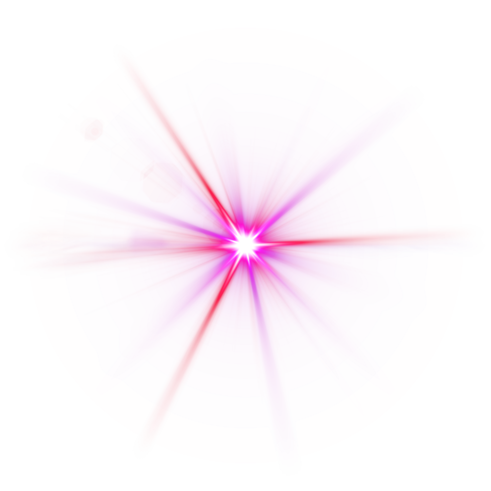 Abstract magic light effect lens flare png