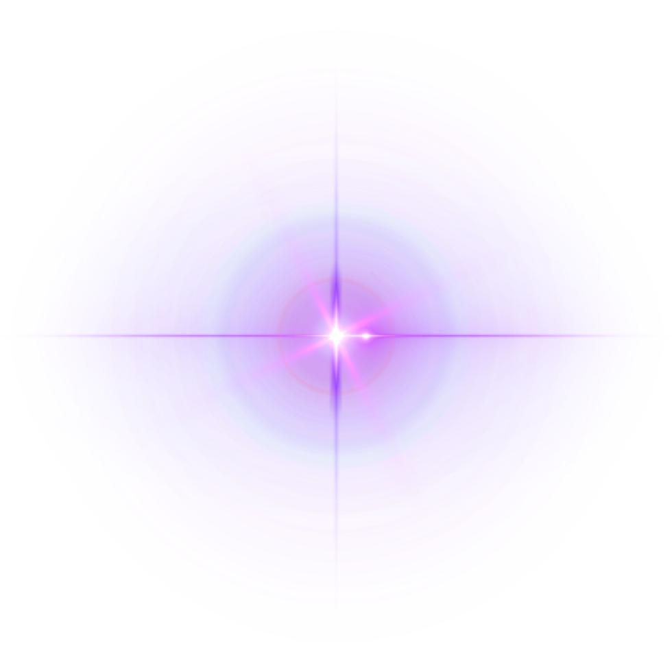 Abstract magic light effect lens flare png