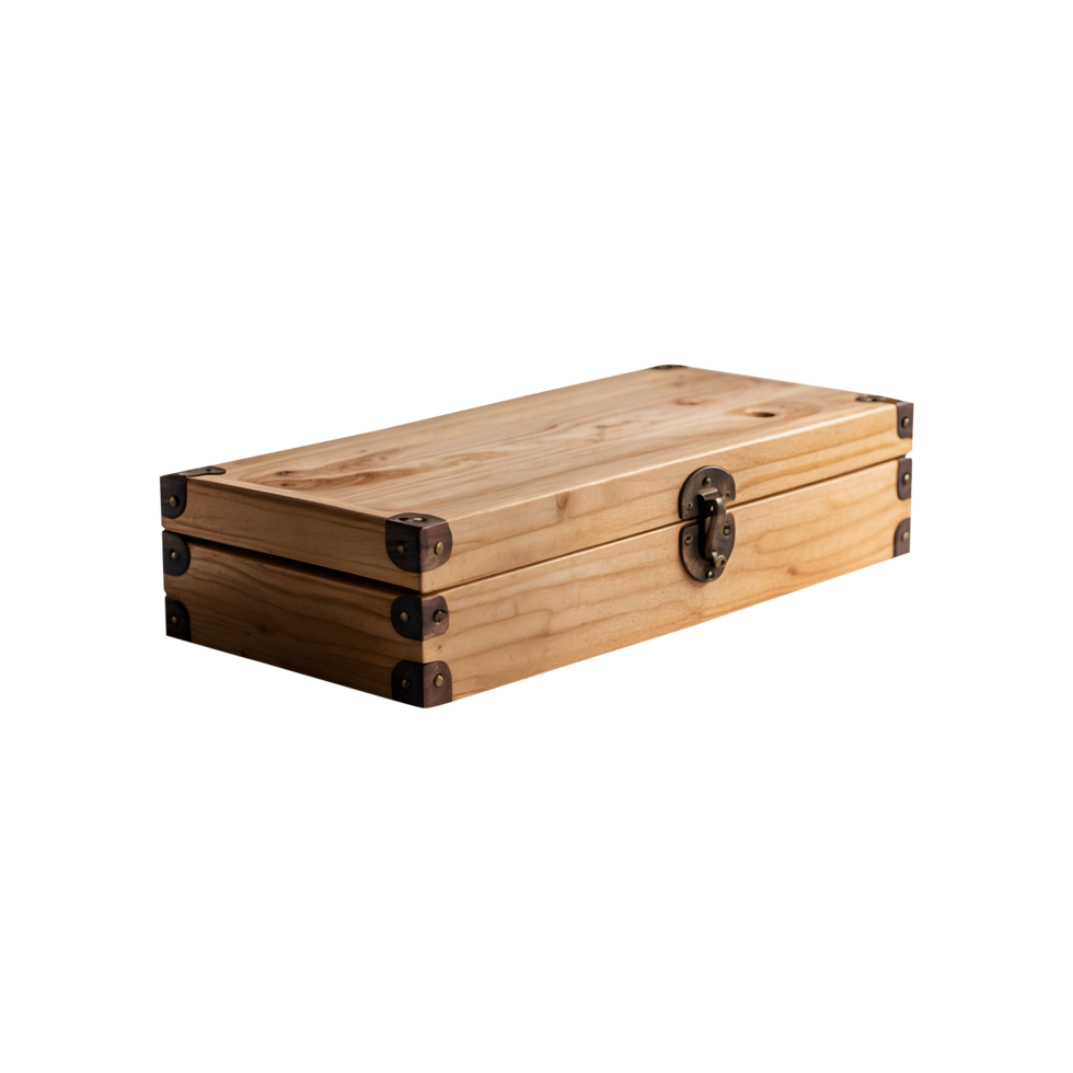 Realistic Wooden crates isolated on a transparent background . Wood tray for farm fruit or vegetables png