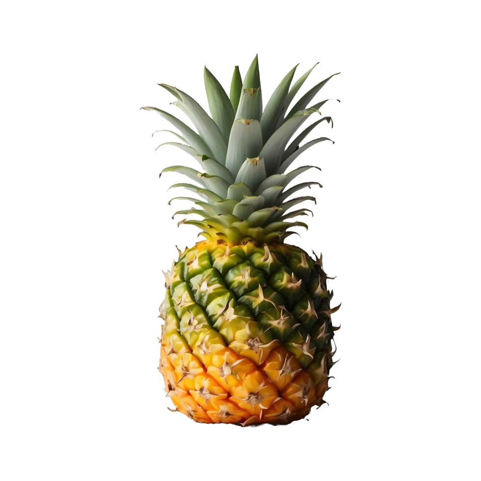Pineapple fruit isolated on transparent background png