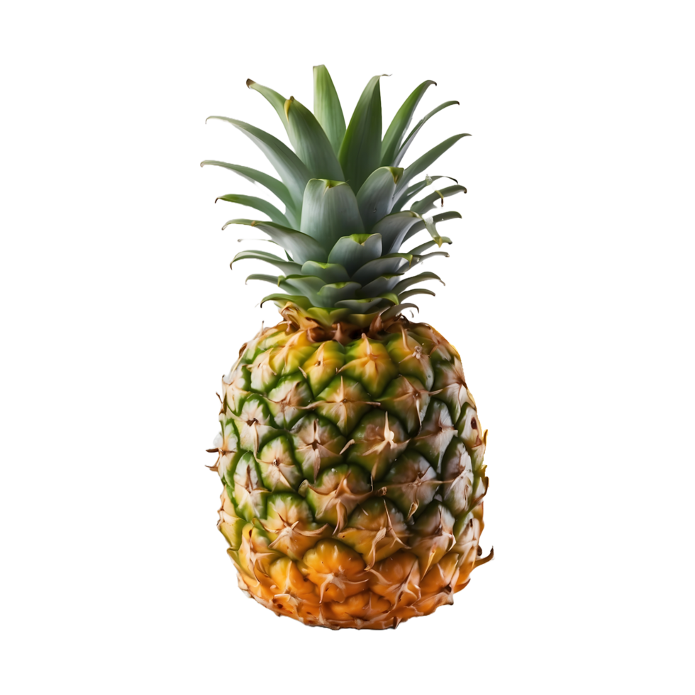 Pineapple fruit isolated on transparent background png