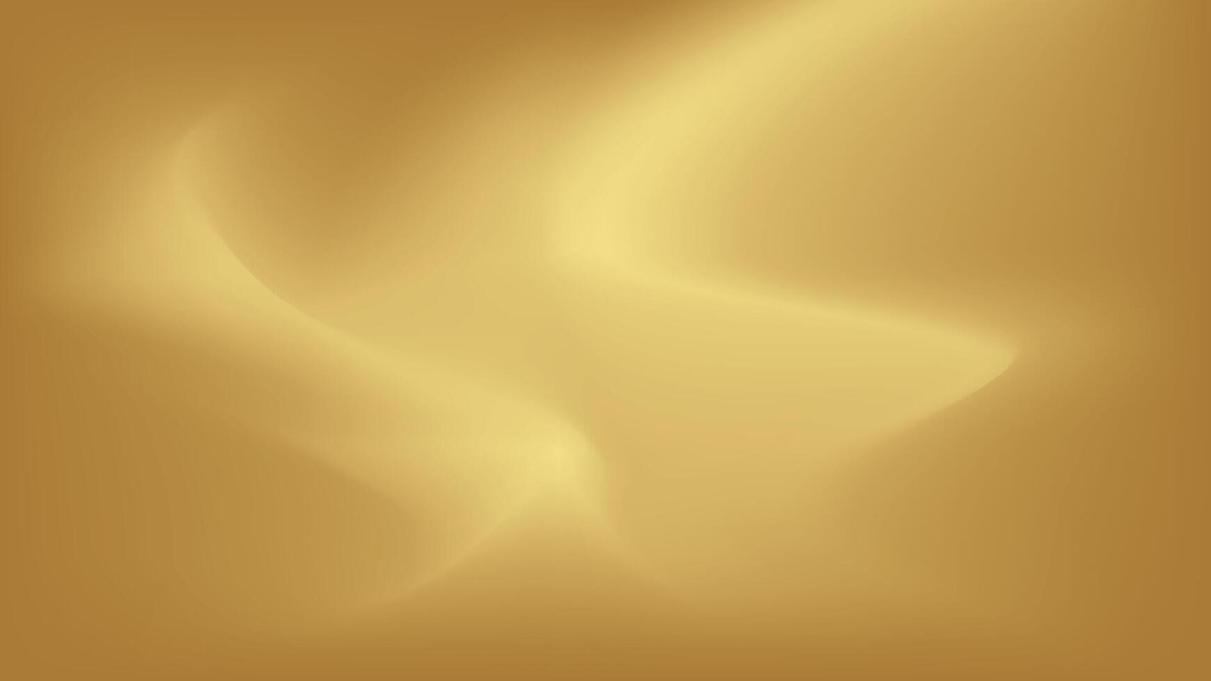 Gold abstract blurred gradient background. illustration. vector