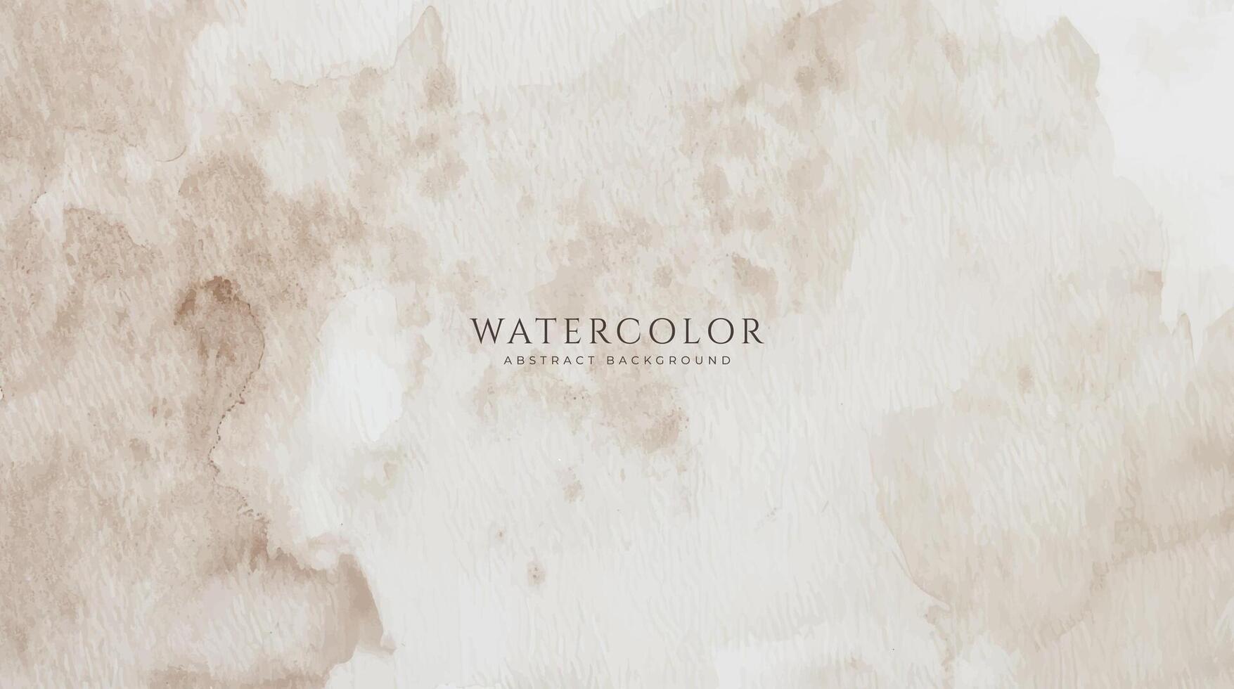 Abstract horizontal watercolor background. Neutral light colored empty space background illustration vector