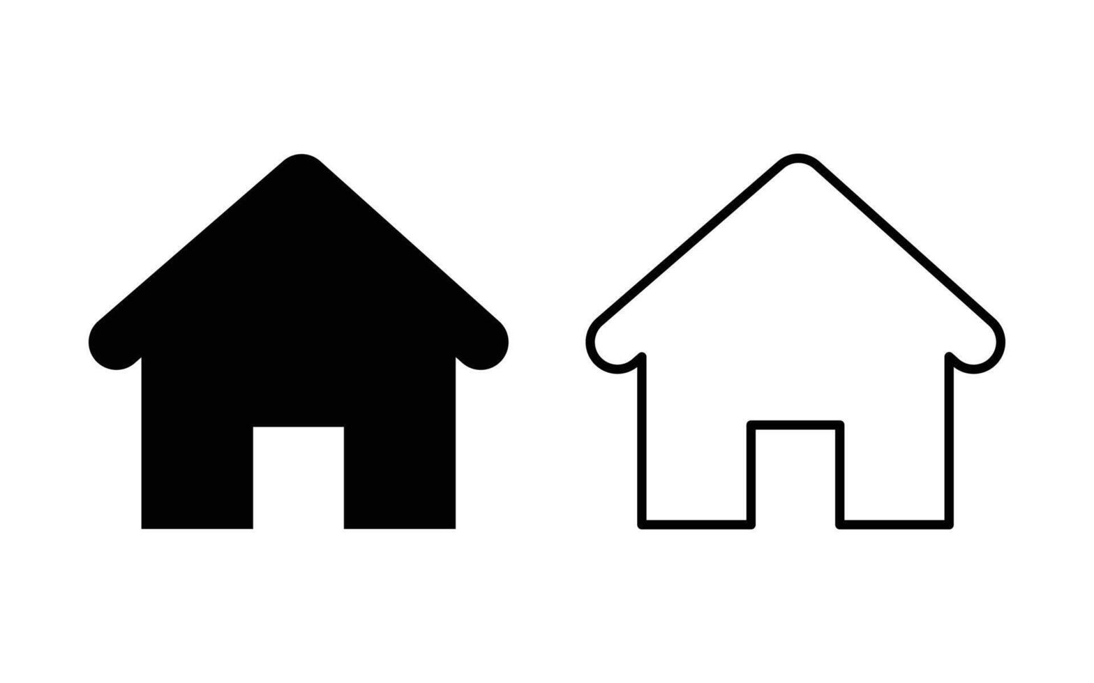 Address or Home Icon illustration. vector