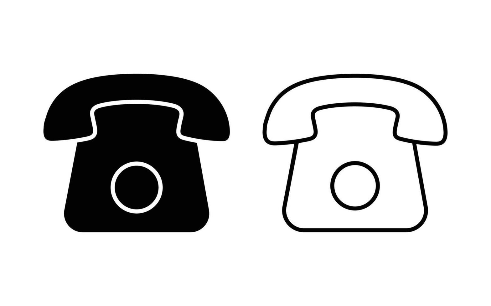 Hot Line or Telephone Icon Illustration vector