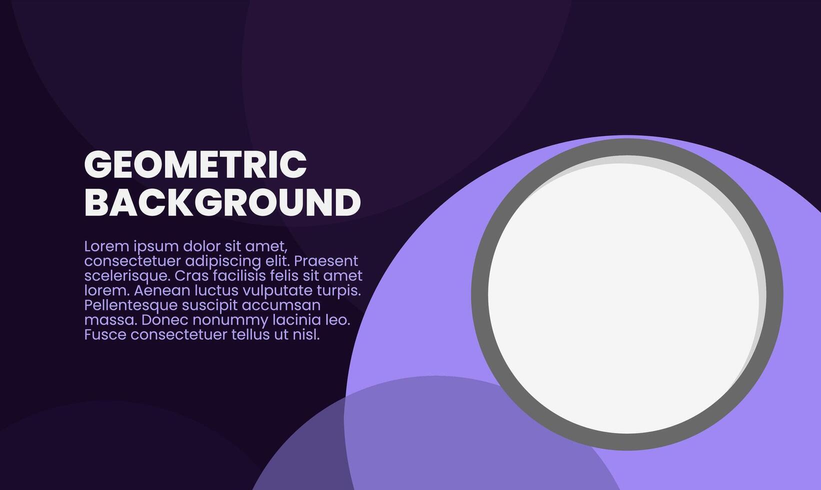 background design with gradient-colored geometric circle patterns, providing a modern and attractive look. good for presentation slides, web, landing page, banner, cover, home page vector