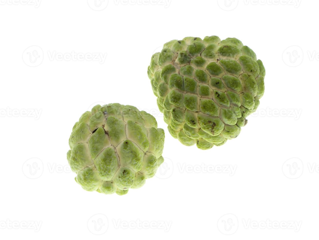 Sugar apple on white background. photo