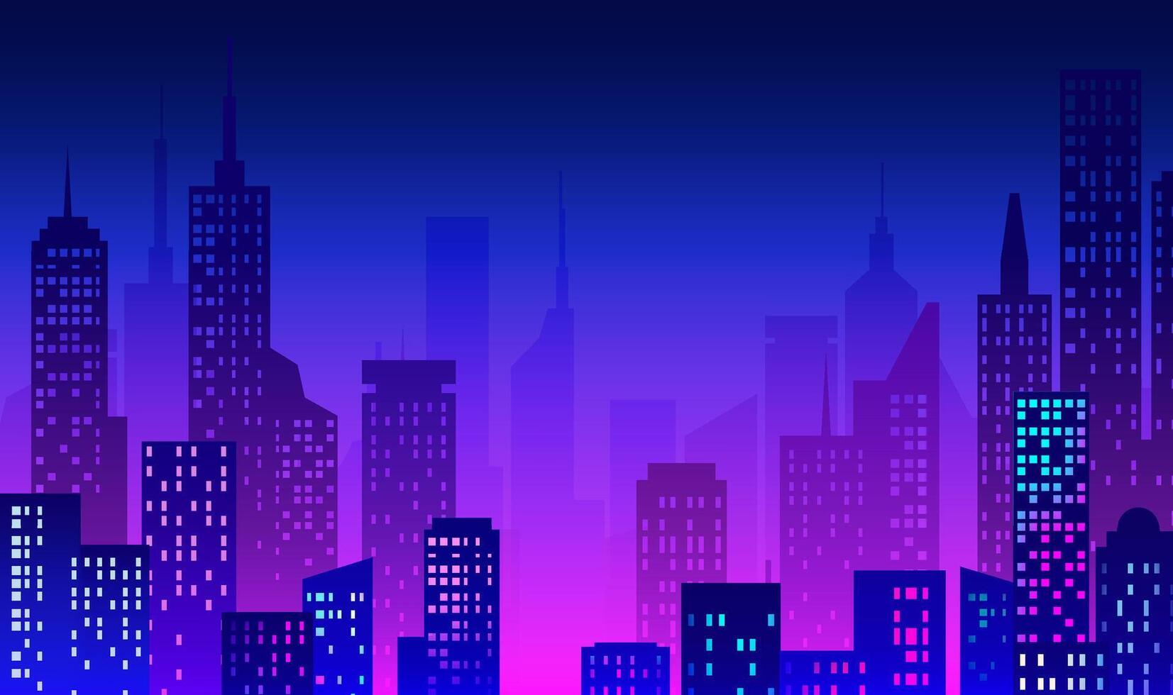 a cityscape with a city in the background. vector