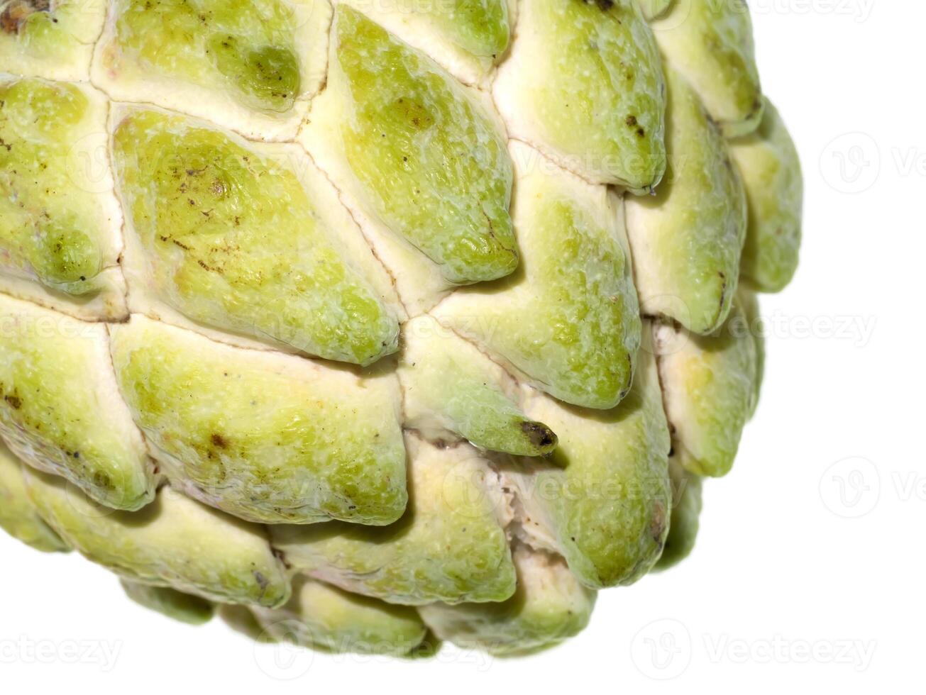 Sugar apple on white background. photo