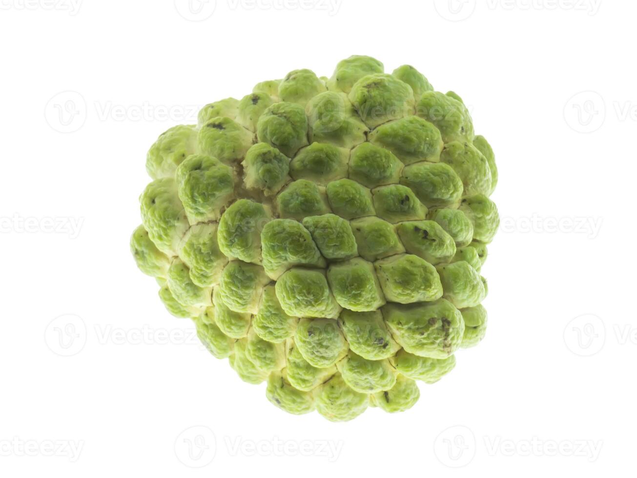 Sugar apple on white background. photo