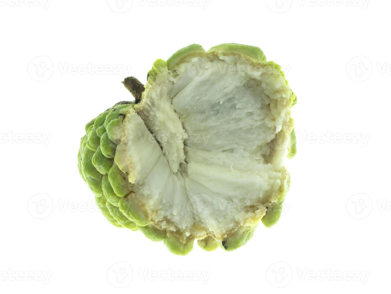 Sugar apple on white background. photo