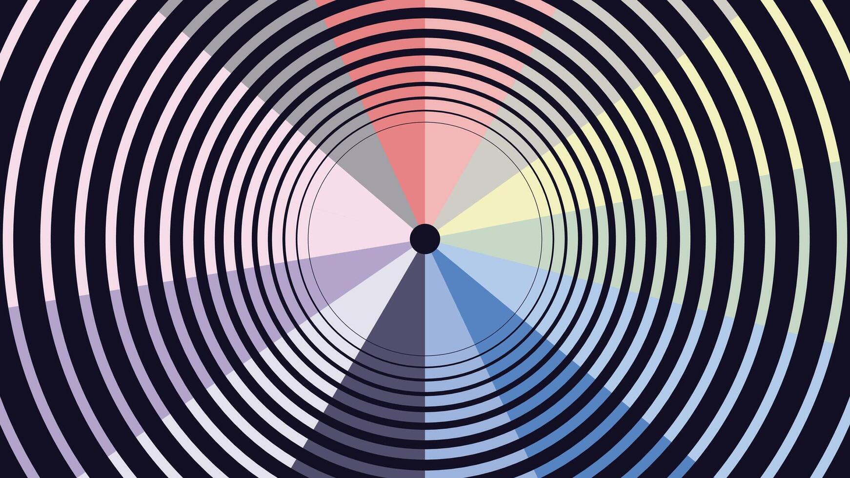 Abstract spiral spinning net type glowing background. vector