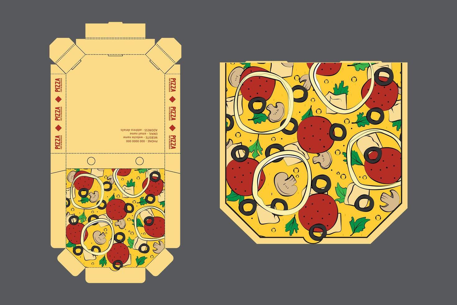 Pizza Box Design, Pizza Packaging Design, Pizza Box Design Template Pizza Box Design, Pizza Packaging Design, Pizza Box Design Template