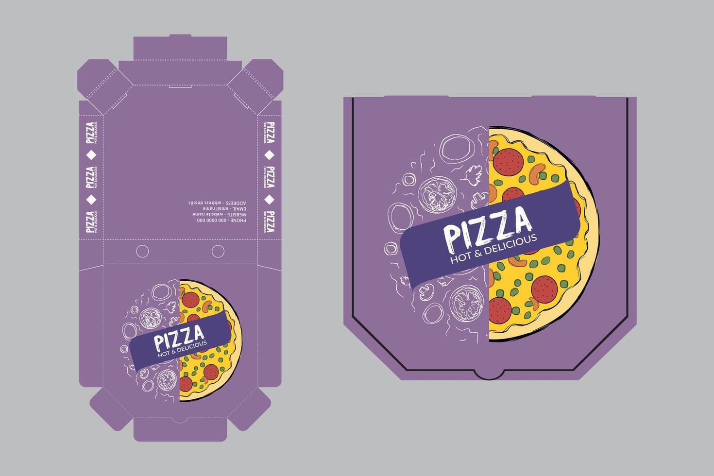 Pizza Box Design, Pizza Packaging Design, Pizza Box Design Template Pizza Box Design, Pizza Packaging Design, Pizza Box Design Template